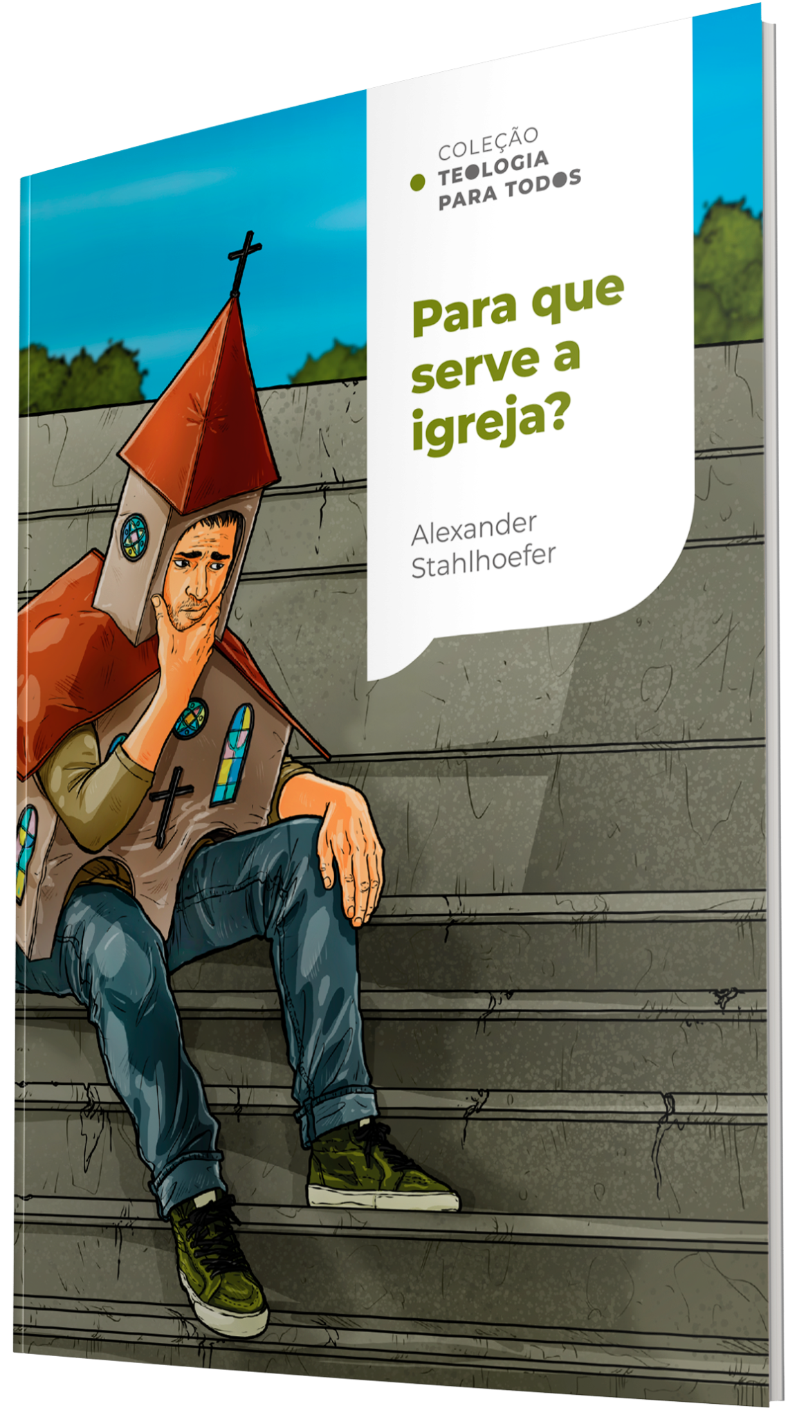 Mockup do livro Para que serve a igreja?
